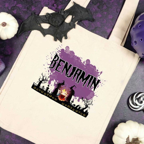 Get Ready For Halloween - Personalized Tote Bag