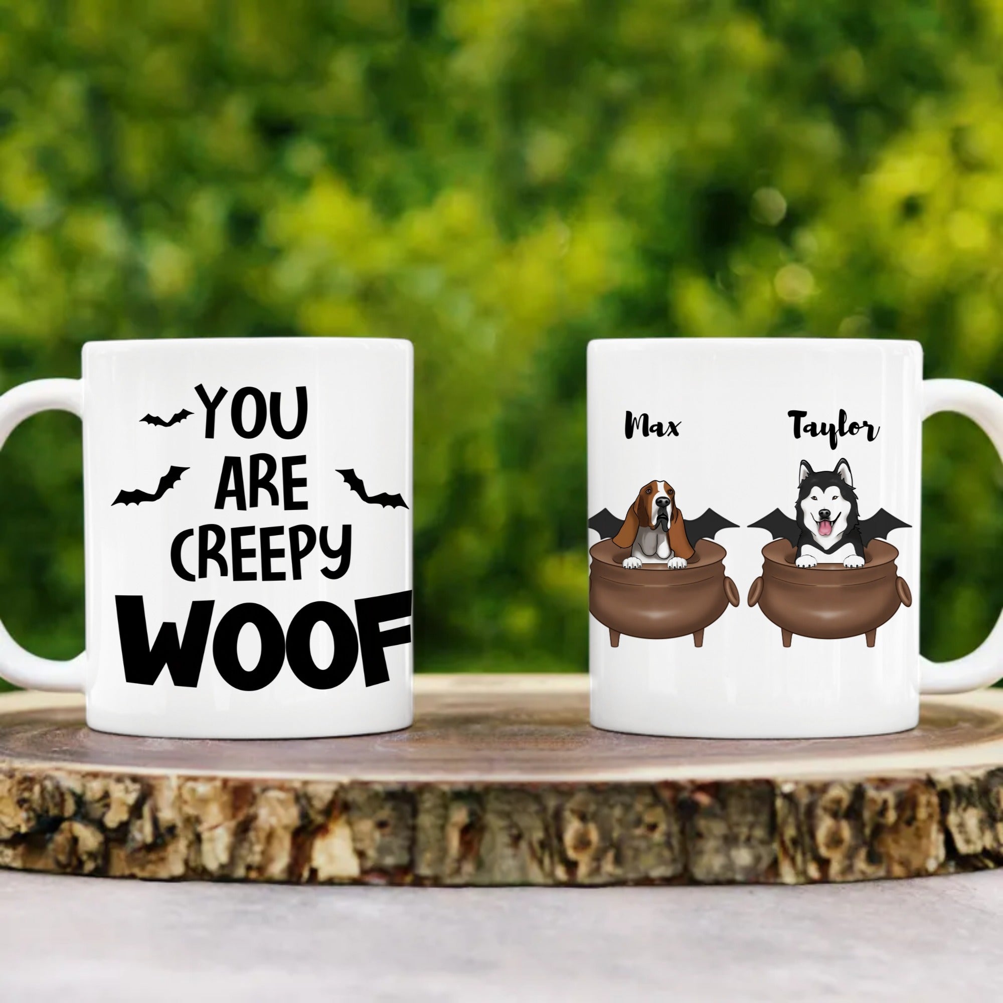 Halloween Personalized Dog Mug - Pet Gift